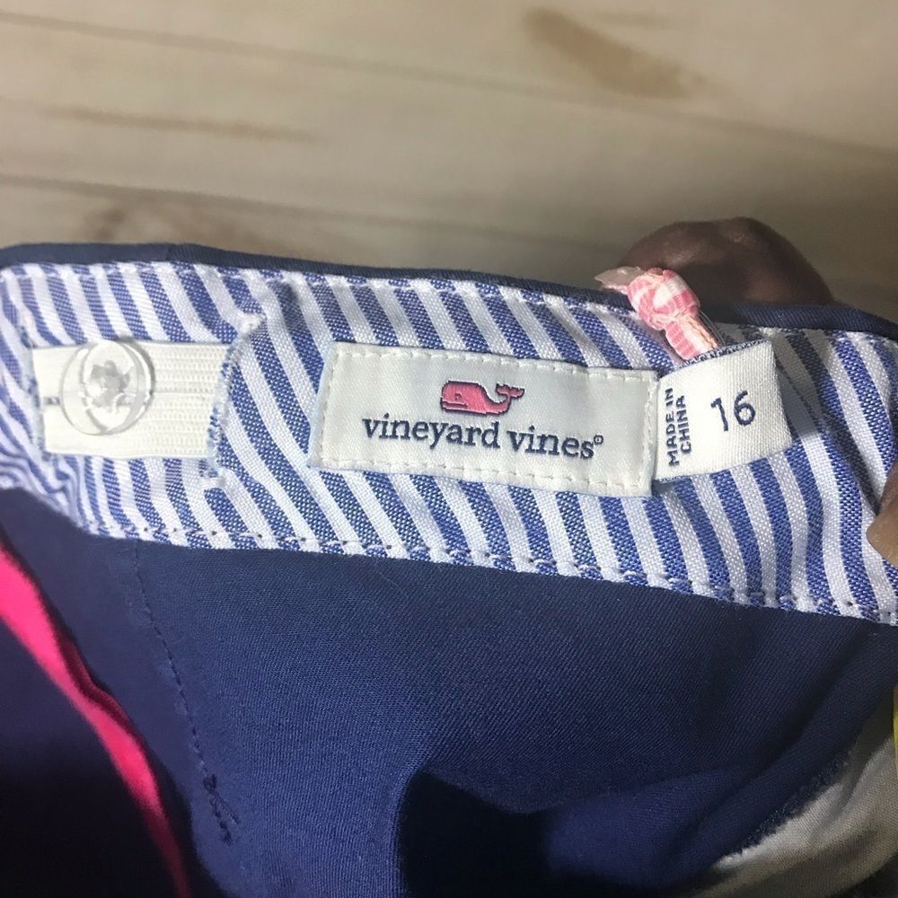 Vineyard Vines Girls Anchor Embroidered Skirt-16 - Picture 4 of 5